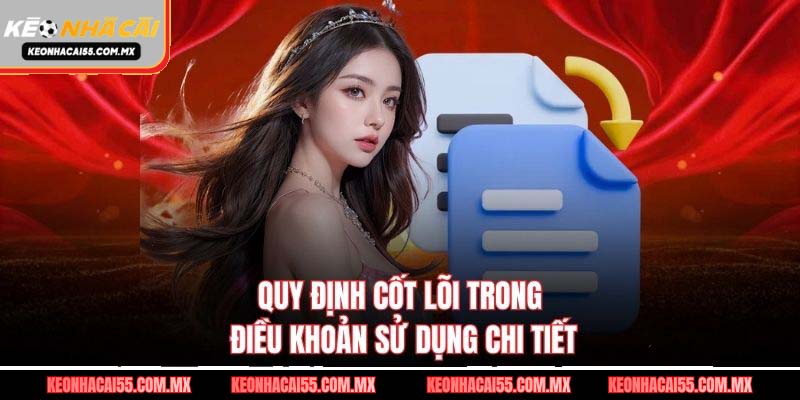 Quy định cốt lõi trong điều khoản sử dụng chi tiết